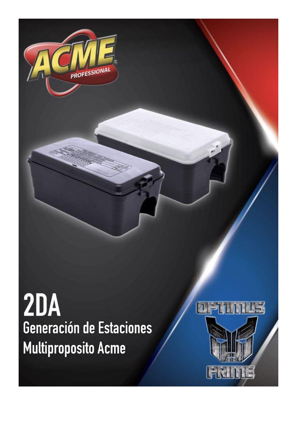 CAJA OPTIMUS PRIME TAPA NEGRA