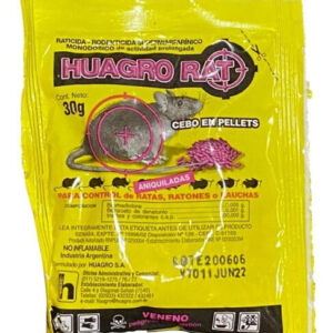 Huagro Rat Pellets 36 Sobres X 30 Gr - Raticida