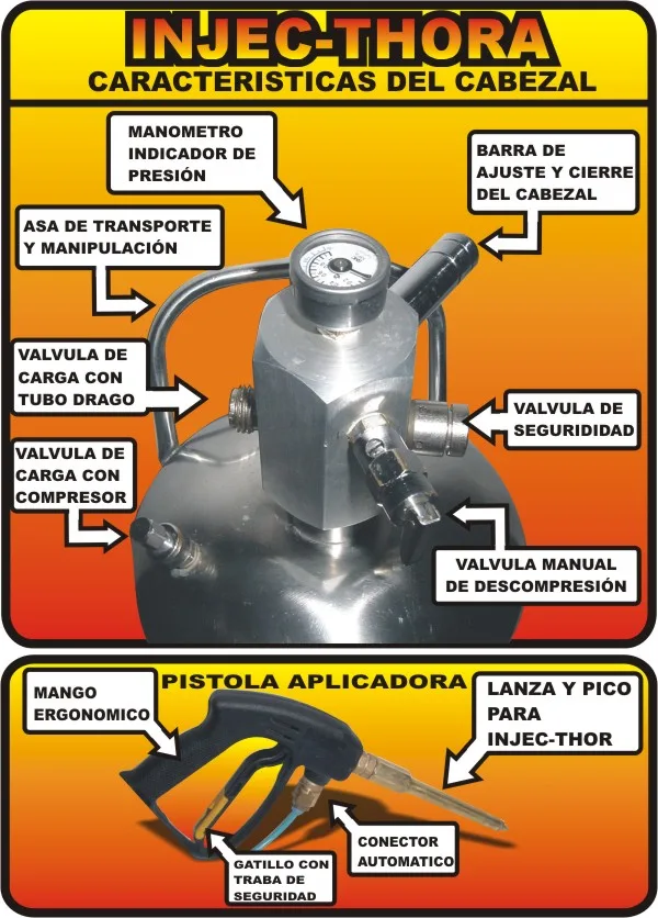 Inyectora para Bicho Taladro - Imagen 4
