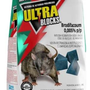 Ultra Blocks x 1 KG BP20 ( Brodifacoum 0,005 % )